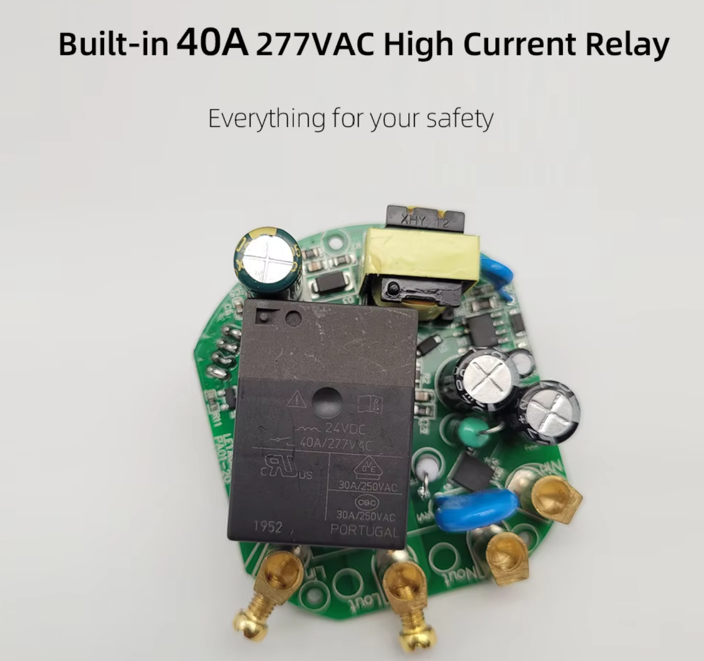 30 Amp Smart Switch - WiFi Glass Premium