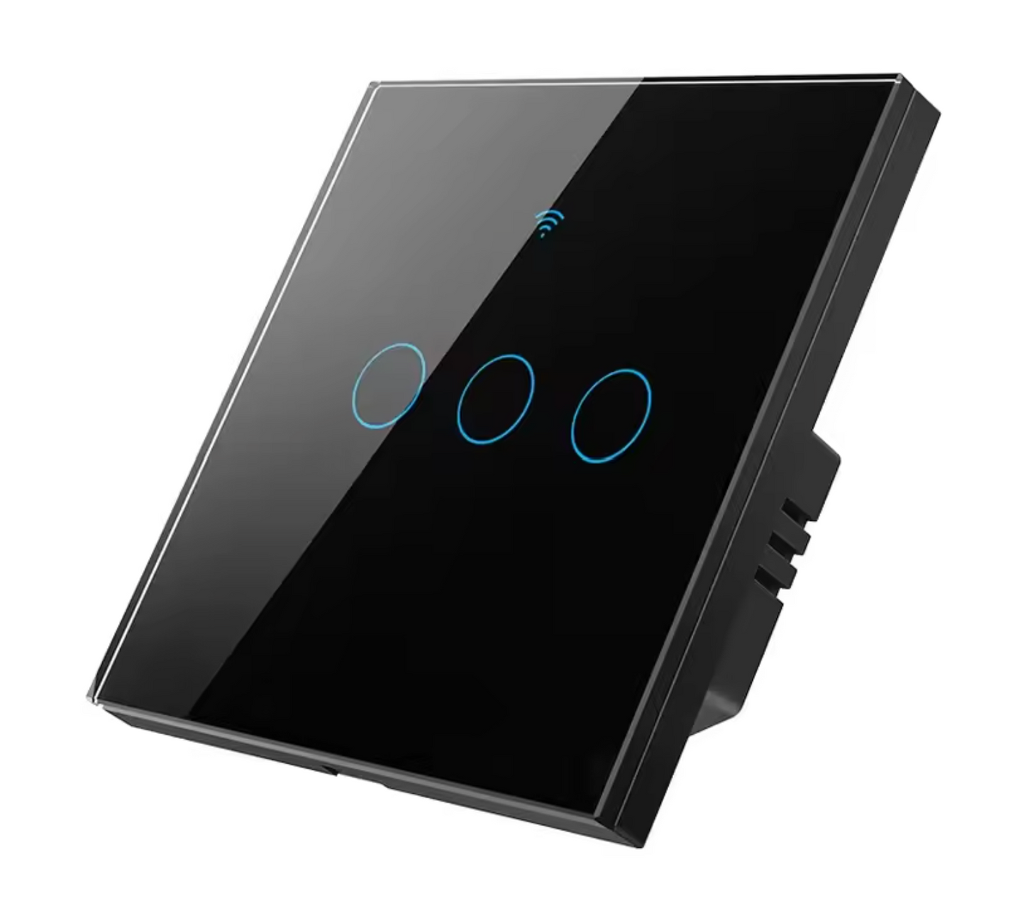 3 Gang Smart Light Switch WiFi - Glass