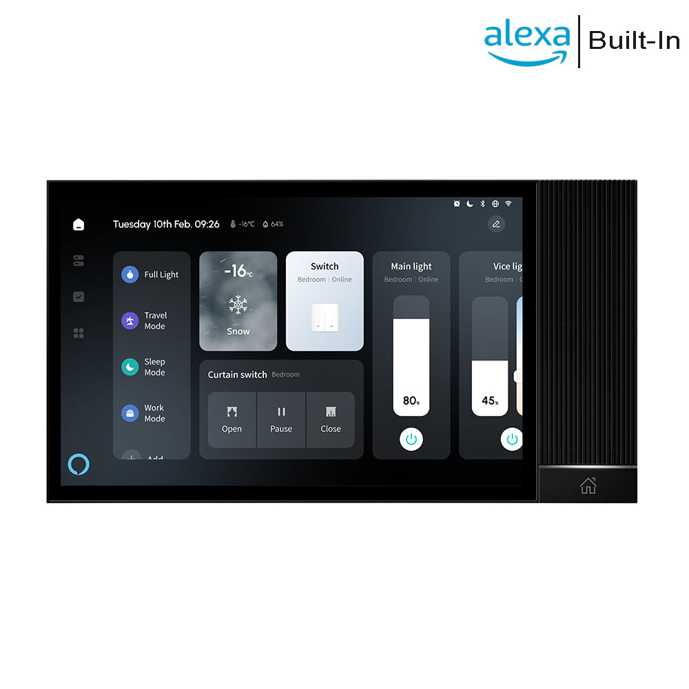 8-Inch Smart Control Panel MAX | Alexa Bluetooth Zigbee Gateway (Android 11)
