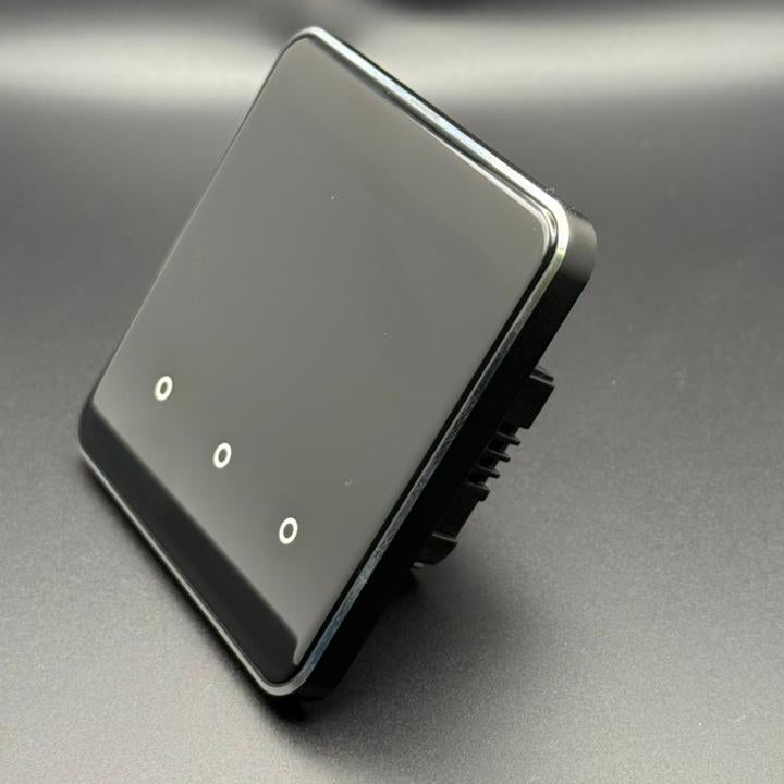 3 Gang Zigbee Glass Switch | Smart Touch Screen Light Switch