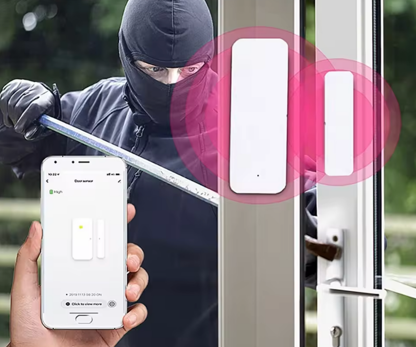 مستشعر الباب والنوافذ - واي فاي