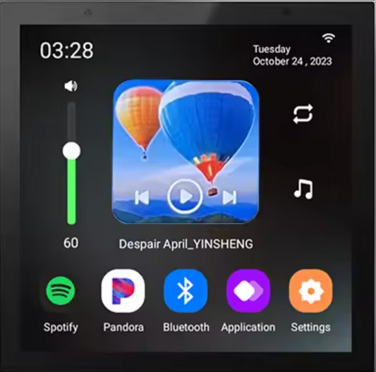 4'inch Control Panel with 100 Watt Amplifier - WiFi