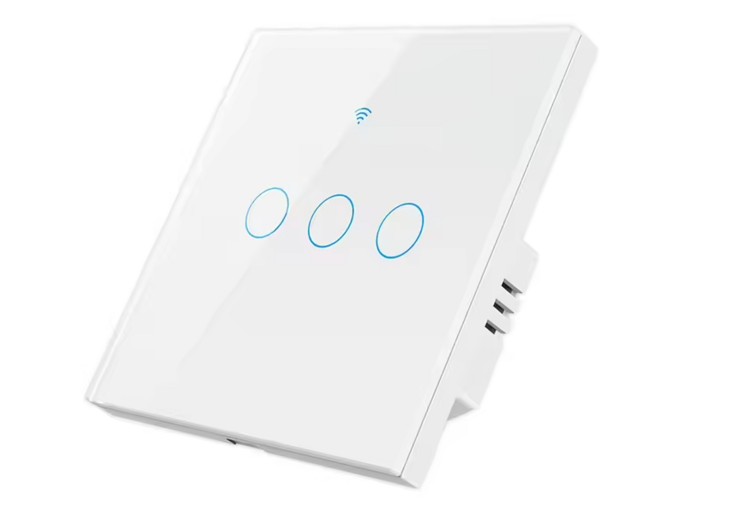 3 Gang Smart Light Switch WiFi - Glass