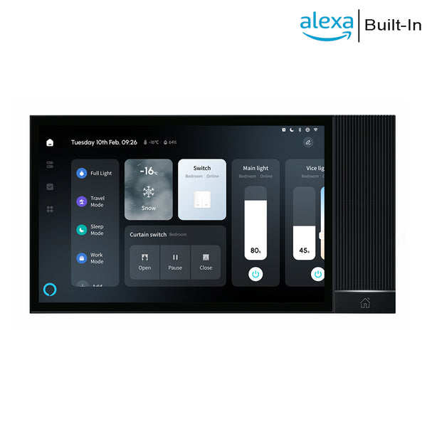 8-Inch Smart Control Panel MAX | Alexa Bluetooth Zigbee Gateway (Android 11)