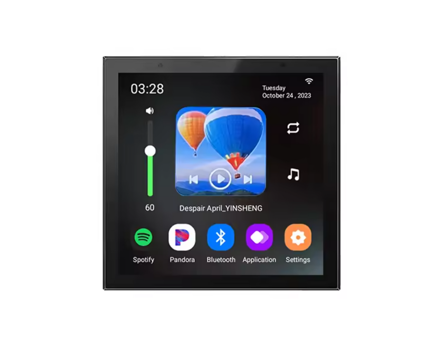 4'inch Control Panel with 100 Watt Amplifier - WiFi