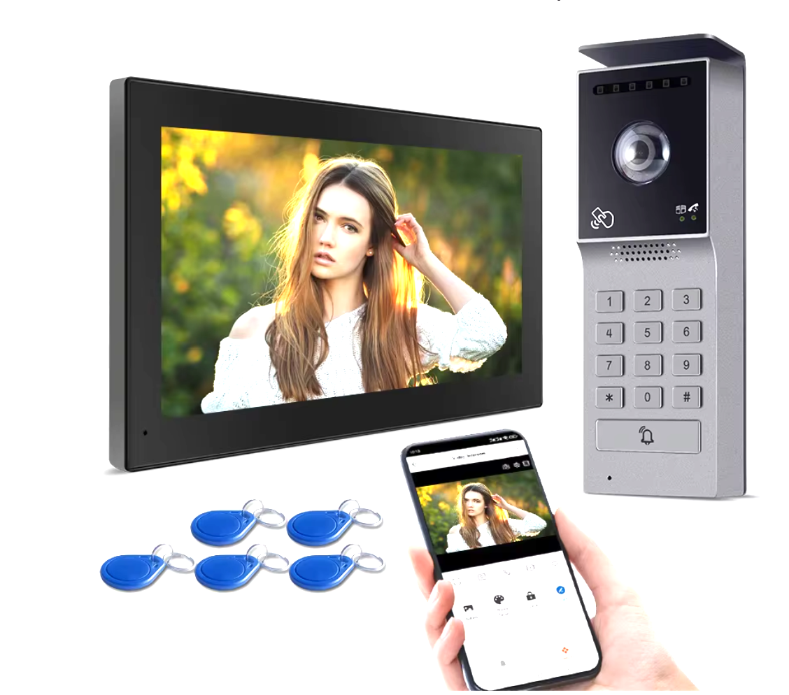7-Inch Smart Video Door Phone 1080P – Tuya WiFi Intercom