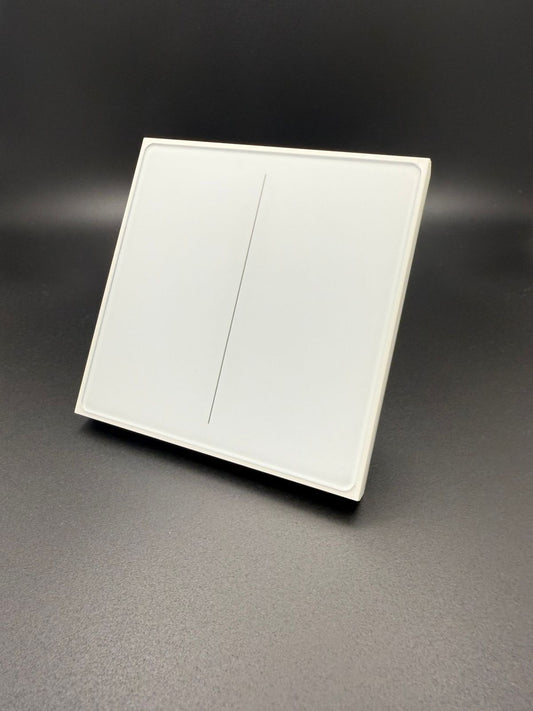 2 Gang Smart Light Switch WiFi - Glass 10A