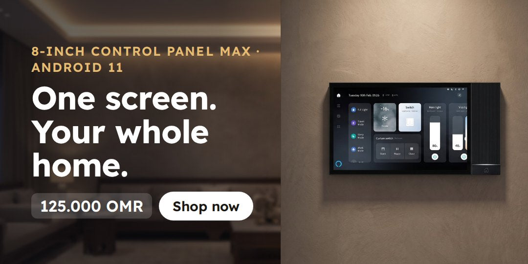 8-Inch Smart Control Panel MAX with Alexa and Zigbee gateway, 125.000 OMR