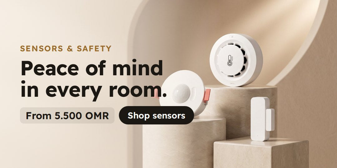 Smart sensors for every room, from 5.500 OMR